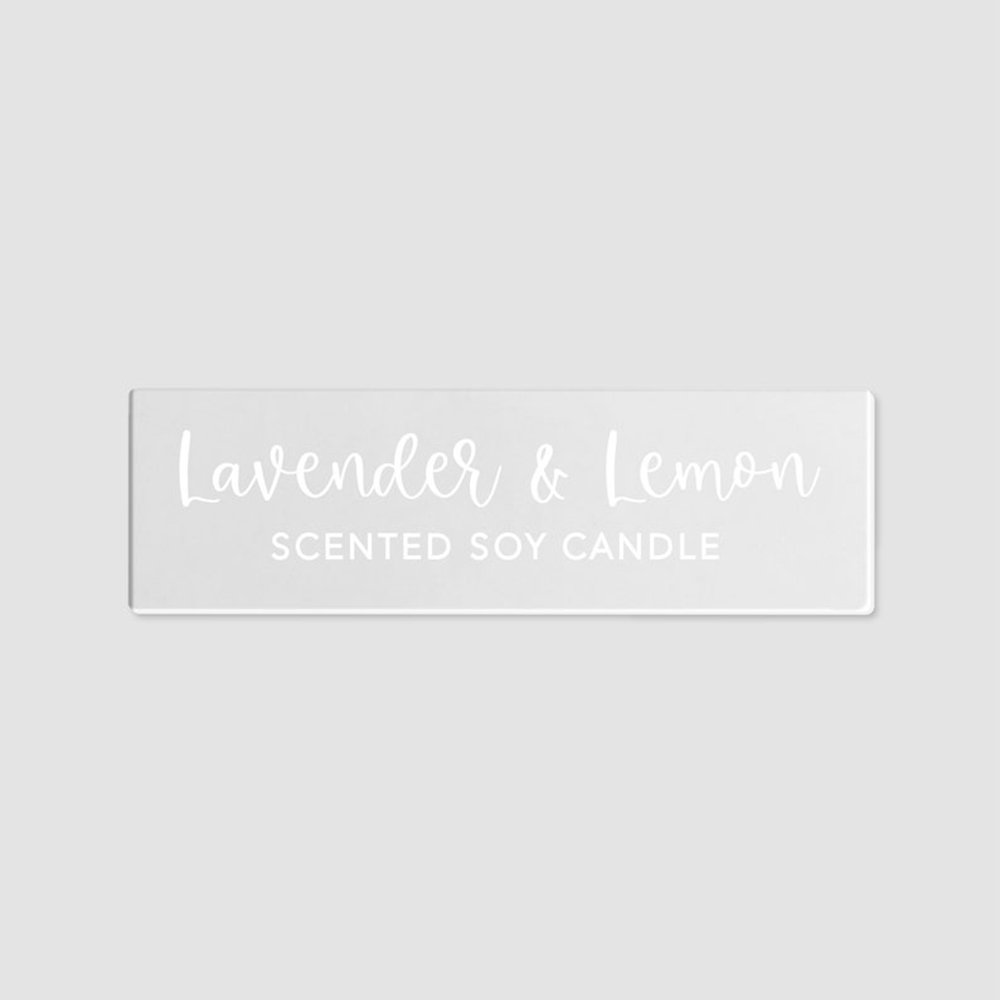 Personalised Candle Label - Bộ 50 45X15Mm Cá Tính Tùy