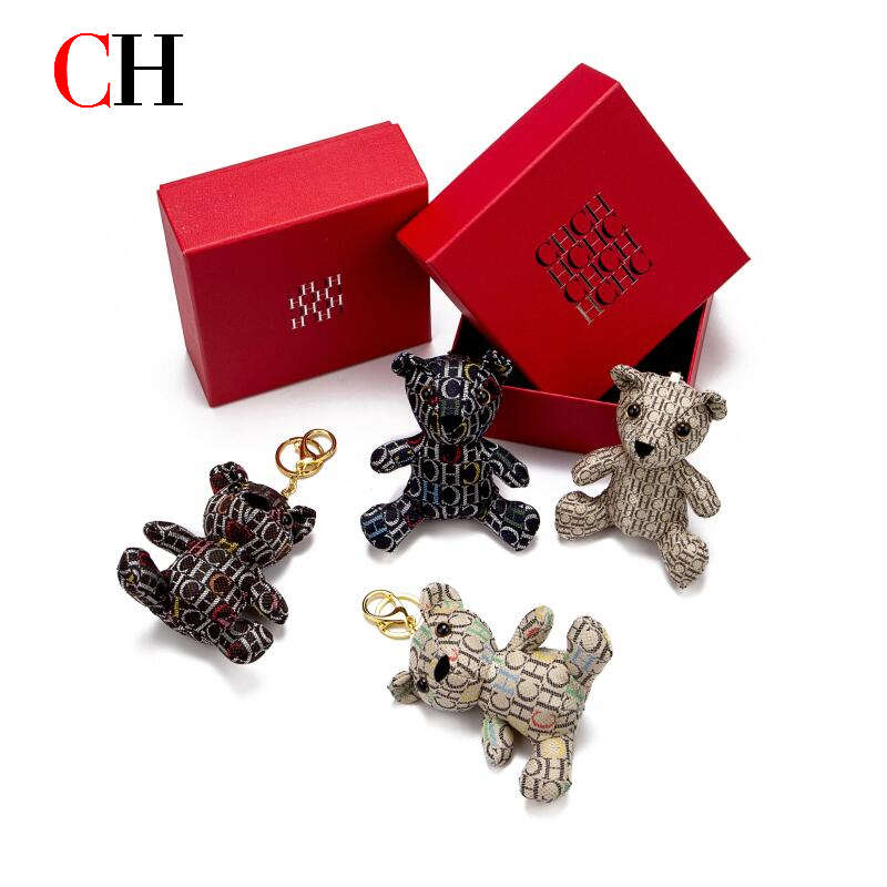 CH Bear Plush Keychain Monogra - đánh giá và giá Monogram Keychain Leather