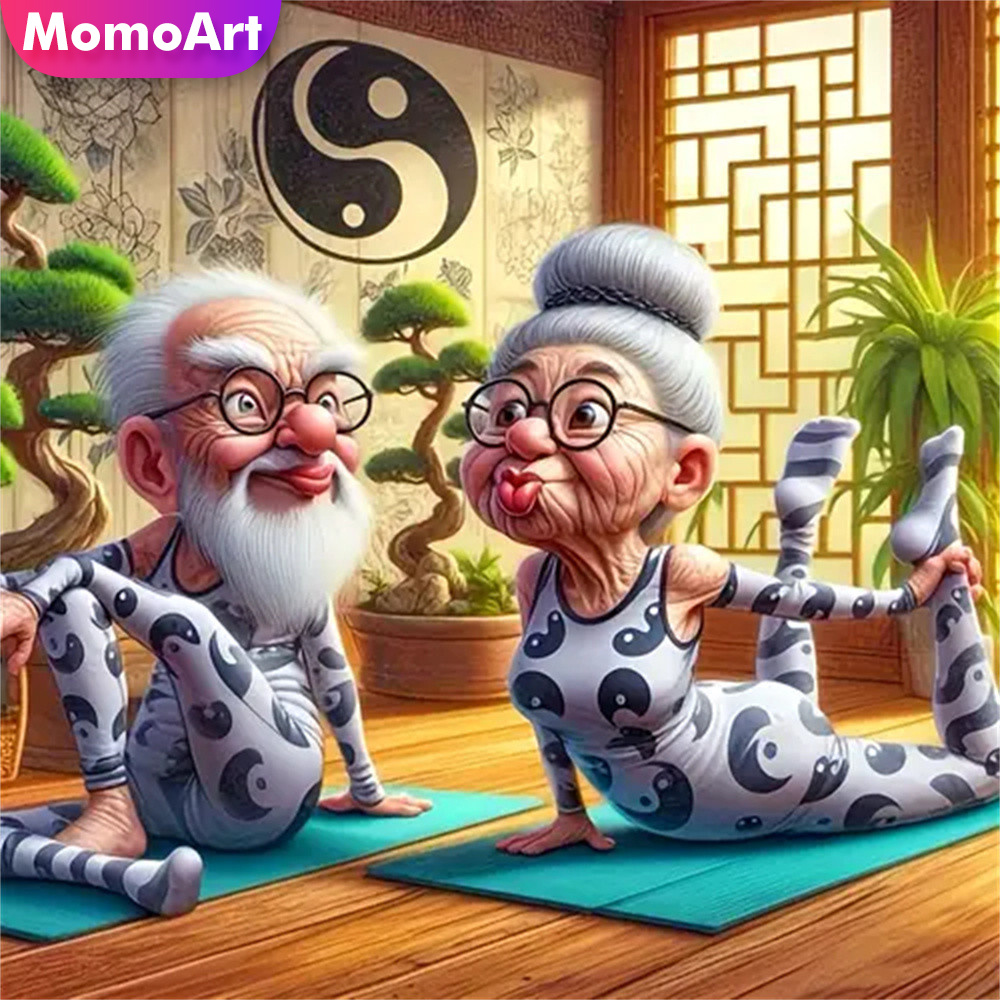 Momoart Old People Diamond Mos - đánh giá và giá Photo Mosaic Print