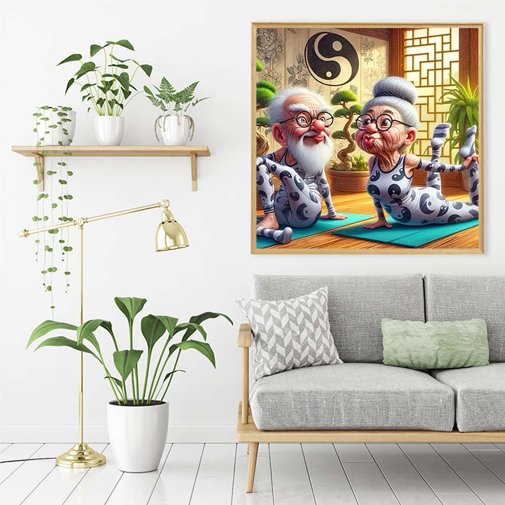 Momoart Old People Diamond Mos - đánh giá và giá Photo Mosaic Print