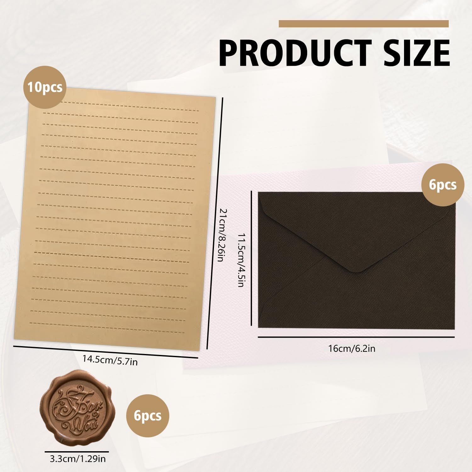 22Pcs Vintage Writing Paper Se - đánh giá và giá Wax Seal Letter Kit