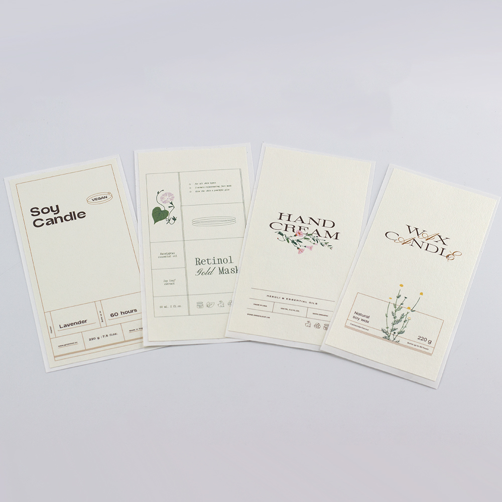 Custom Logo Printing Adhesive  - đánh giá và giá Personalised Candle Label