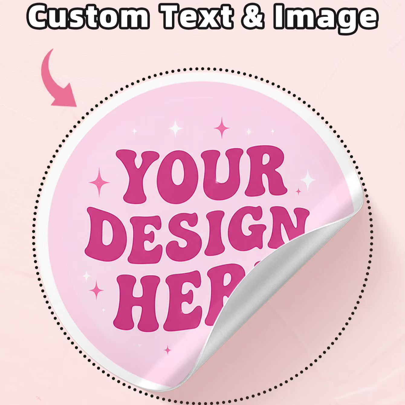 1-130Pcs Clear PVC Custom Roun - đánh giá và giá Personalised Candle Label