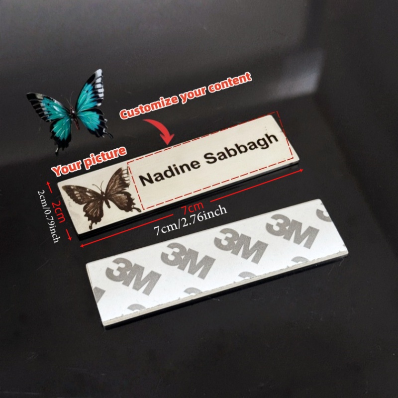 70x20mm Personalize Custom Met - đánh giá và giá Personalized Name Box