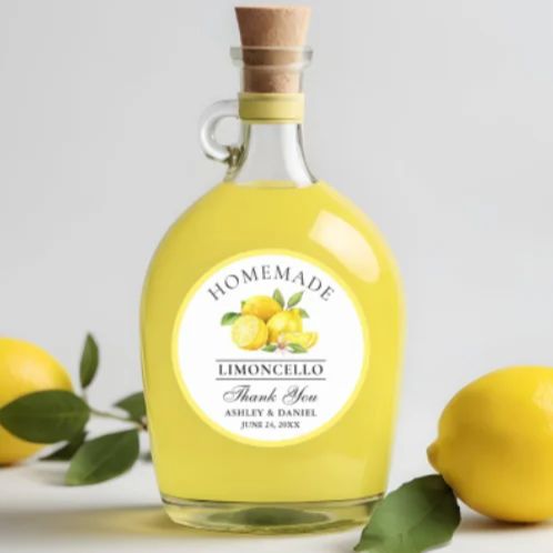 Custom Lemon Wedding Thank You - đánh giá và giá Personalised Candle Label