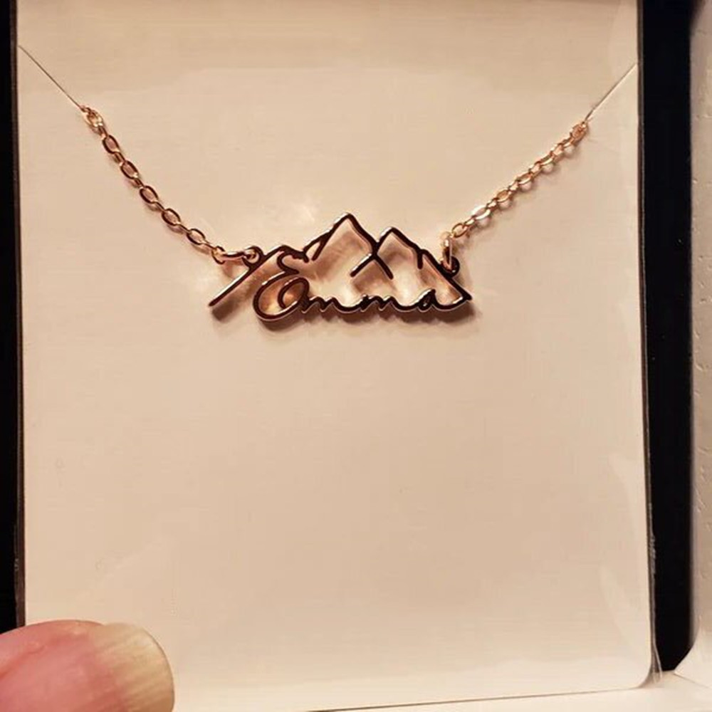 Custom Name Necklace Fashion P - đánh giá và giá Birth Flower Necklace