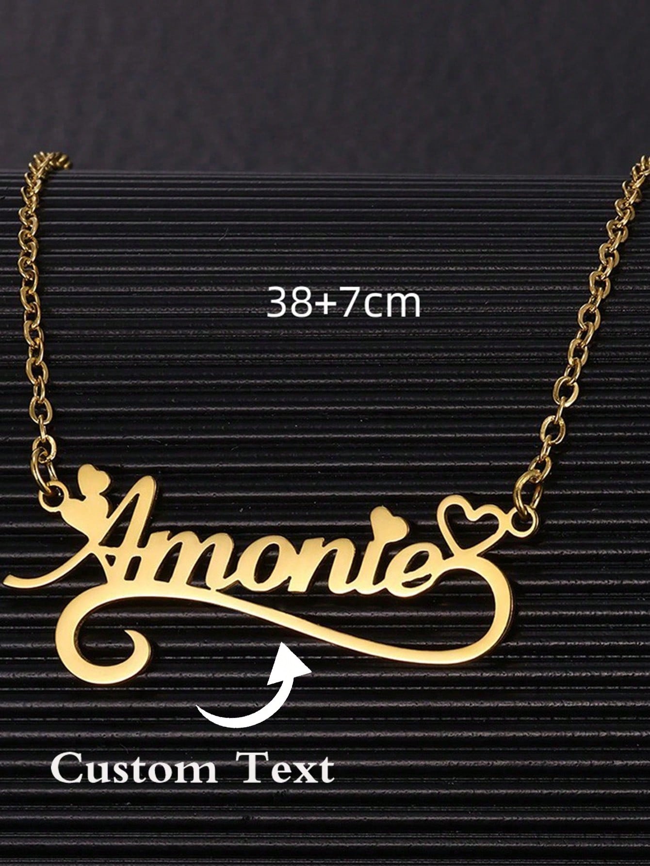 Custom Name Hollow Heart Neckl - đánh giá và giá Name Necklace Custom