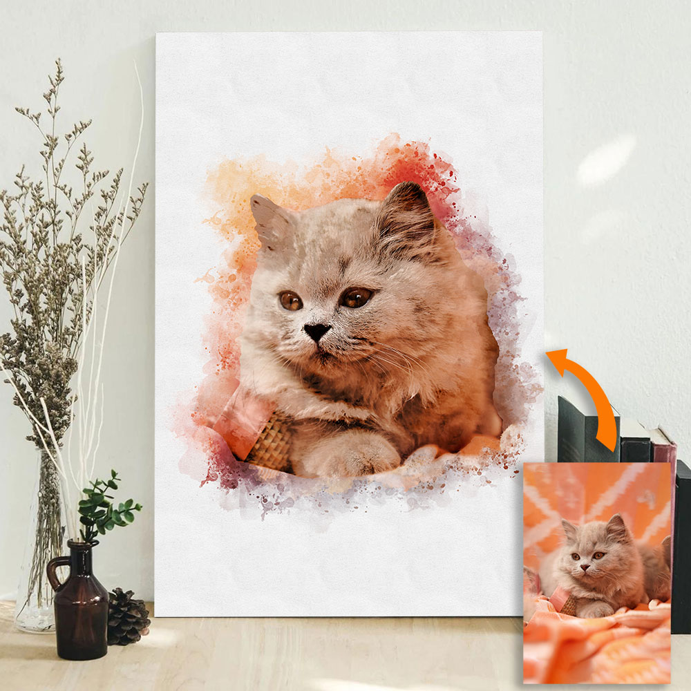 Custom Pet Portrait from Photo - đánh giá và giá Pet Portrait Custom