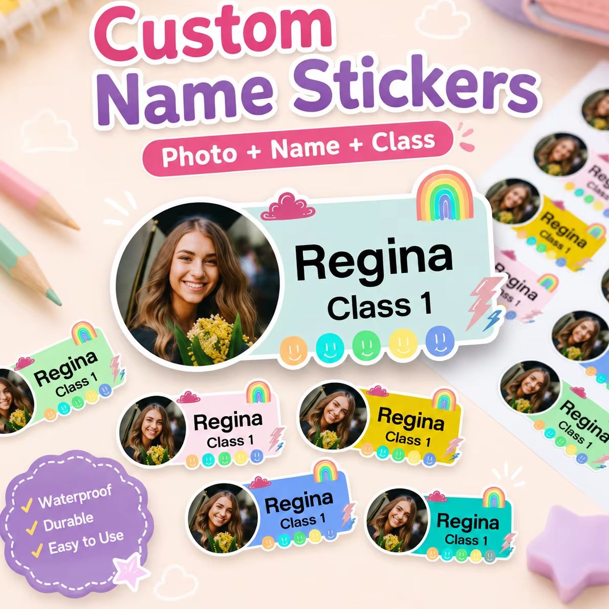 Personalized photo label stick - đánh giá và giá Custom Photo Book