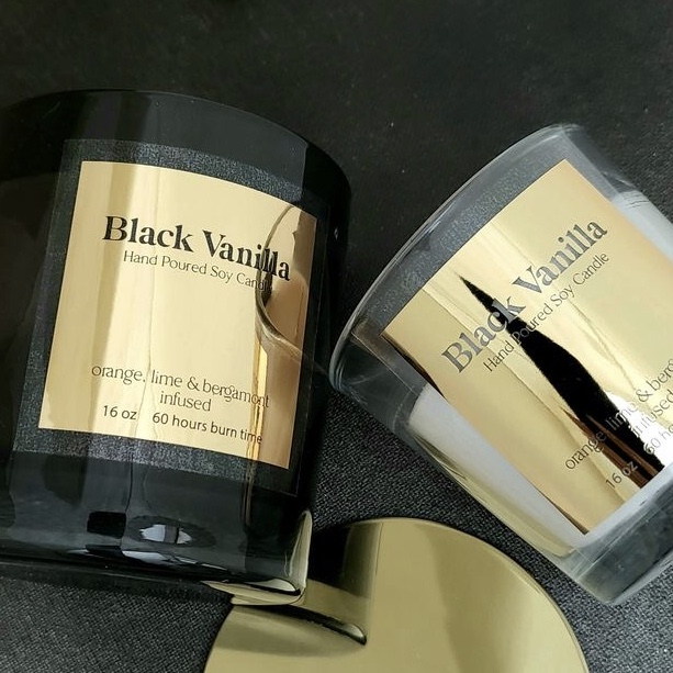 Custom Shiny Gold Silver Stick - đánh giá và giá Personalised Candle Label