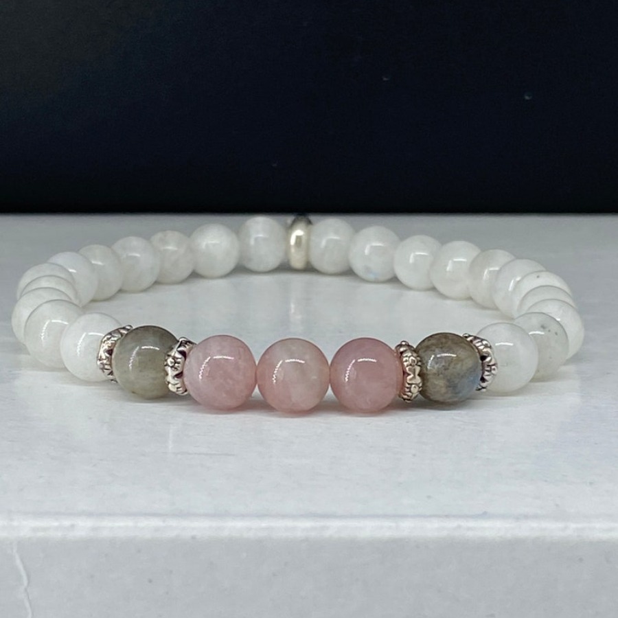 New Moonstone, Labradorite and - đánh giá và giá Coordinates Bracelet
