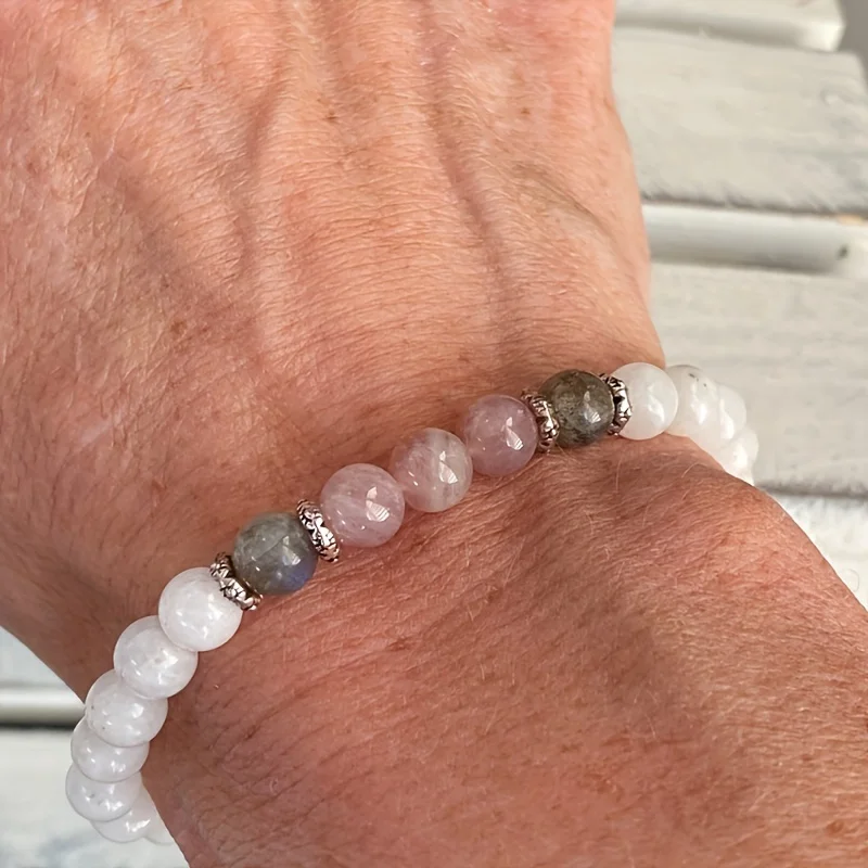 New Moonstone, Labradorite and - đánh giá và giá Coordinates Bracelet