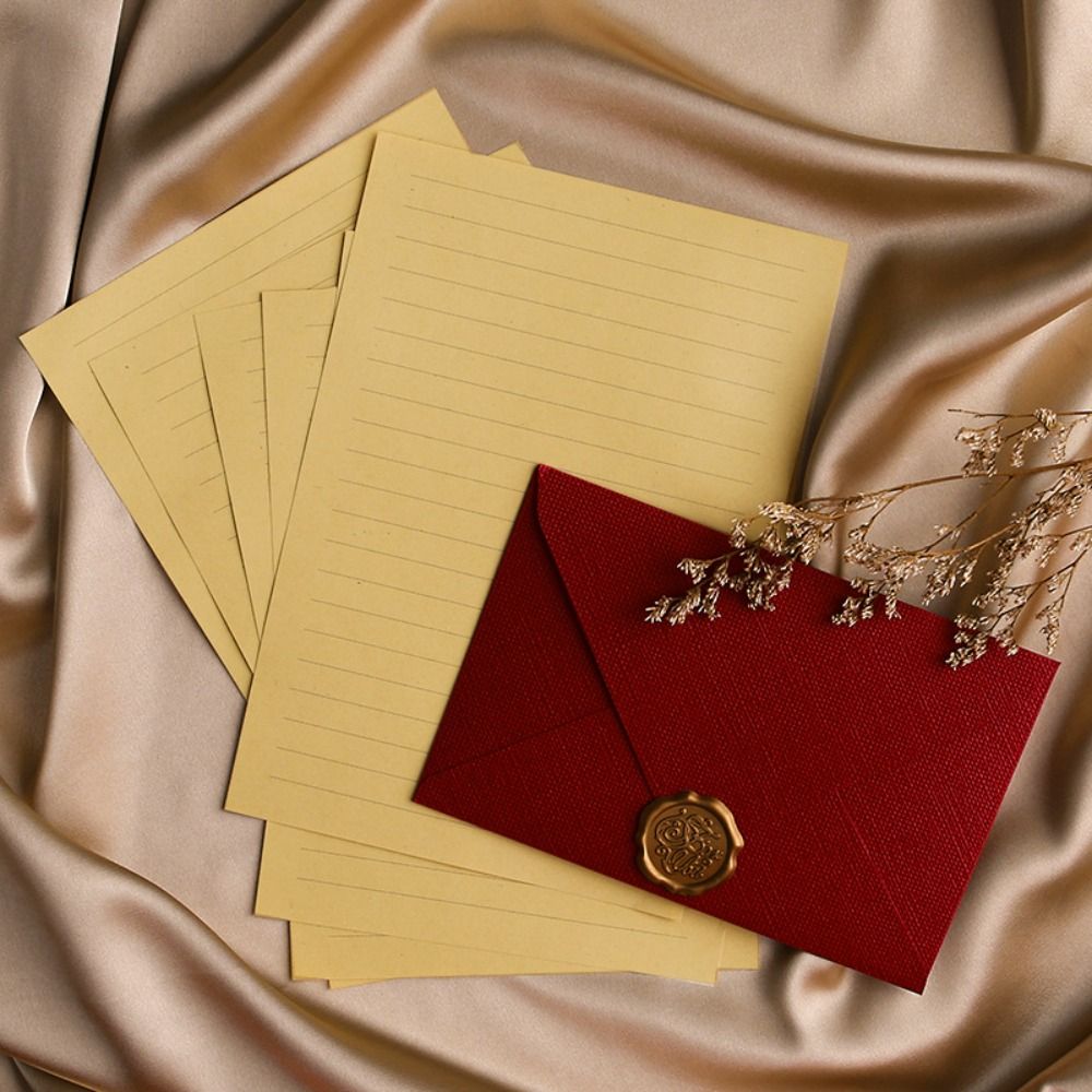 10Pcs Linen Texture Retro Enve - đánh giá và giá Wax Seal Letter Kit