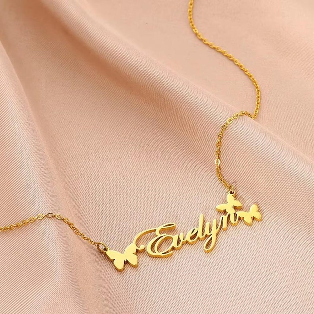 Custom Name Necklace Personali - đánh giá và giá Birth Flower Necklace