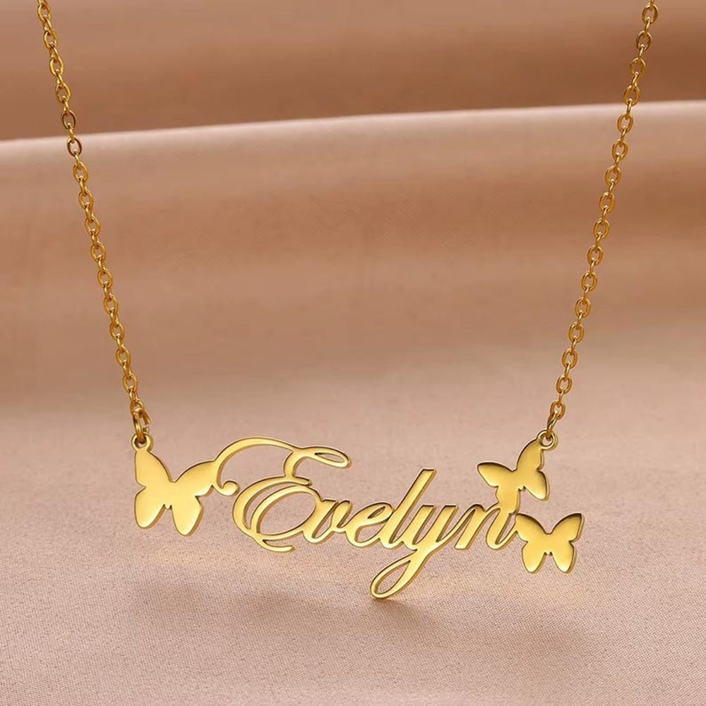Custom Name Necklace Personali - đánh giá và giá Birth Flower Necklace