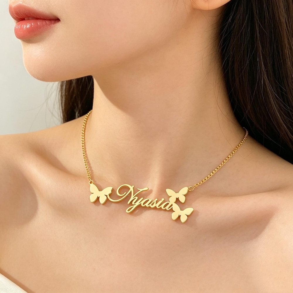 Custom Name Necklace Personali - đánh giá và giá Birth Flower Necklace