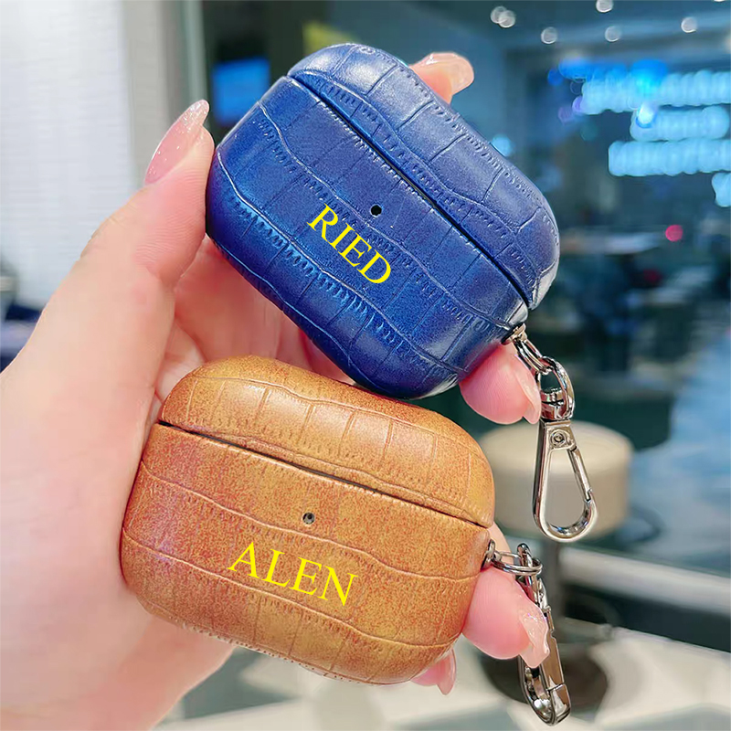 Custom Name Crocodile Leather  - đánh giá và giá Monogram Keychain Leather