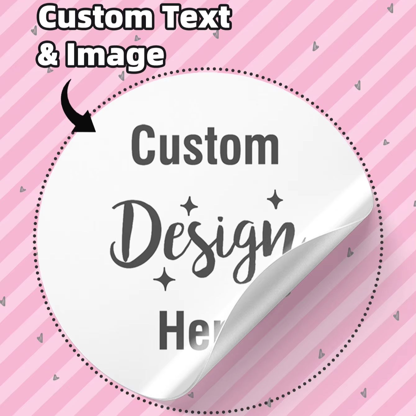 3/5/6CM Custom Waterproof Roun - đánh giá và giá Personalised Candle Label