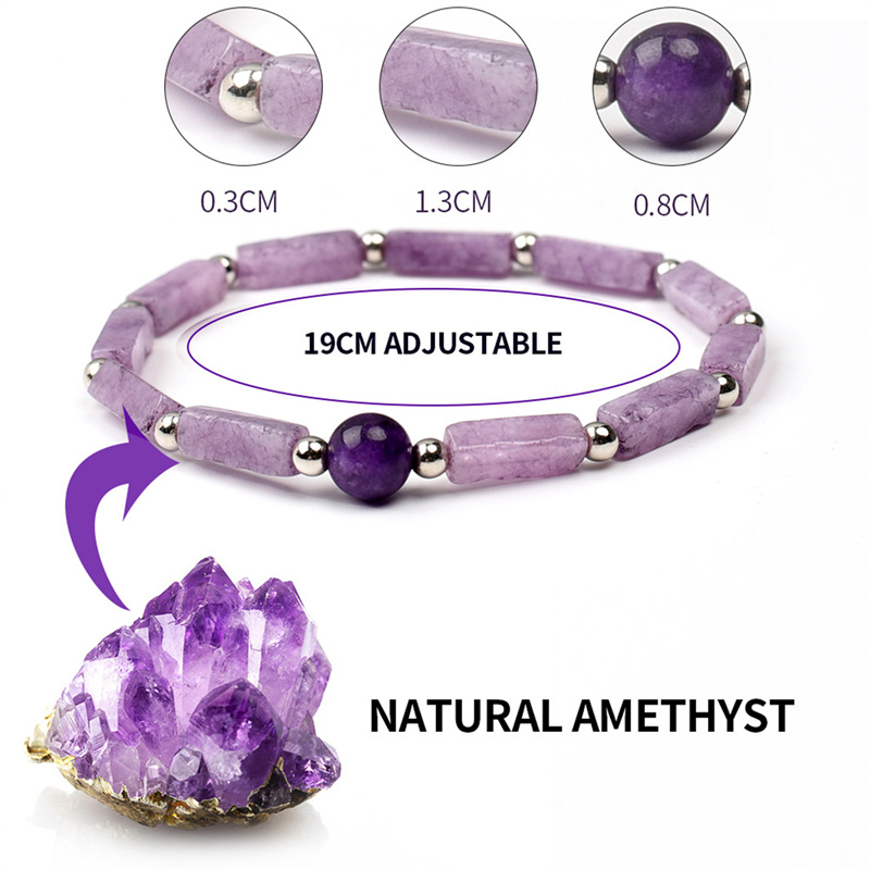 1Pcs Amethyst Body-purify Slim - đánh giá và giá Coordinates Bracelet