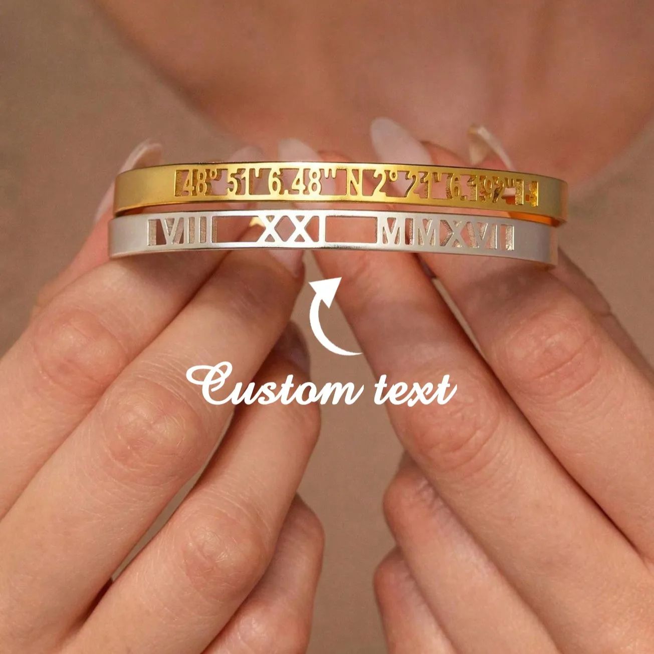 Custom Date Coordinate Roman N - đánh giá và giá Coordinates Bracelet