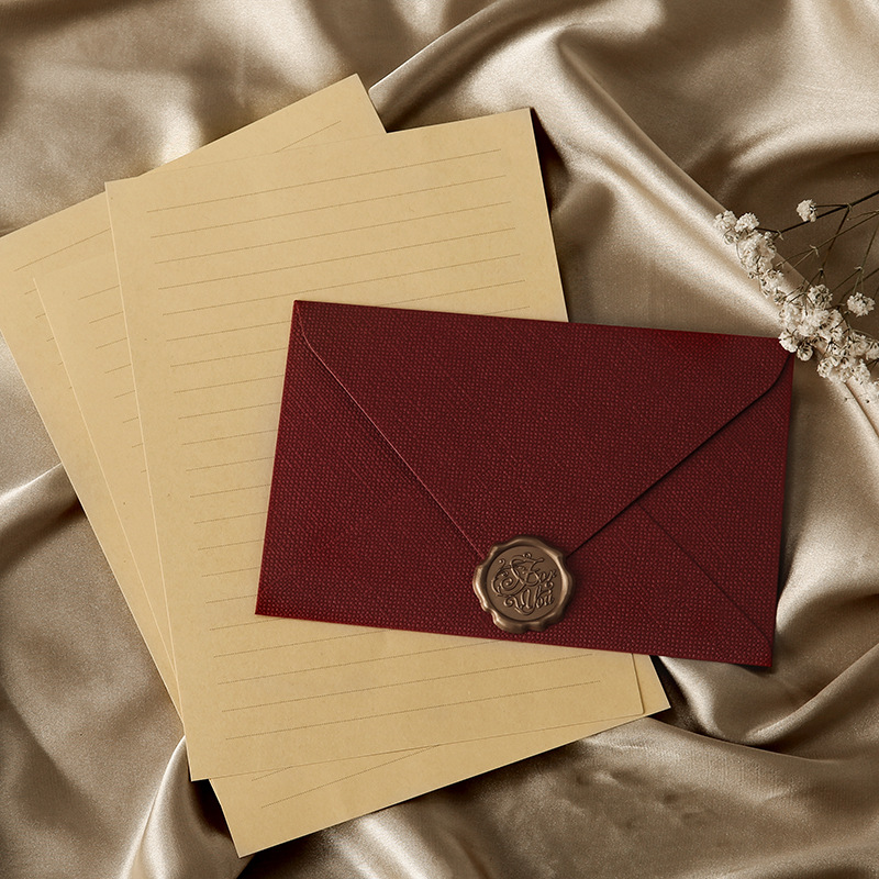 10 pcs linen brown paper envel - đánh giá và giá Wax Seal Letter Kit
