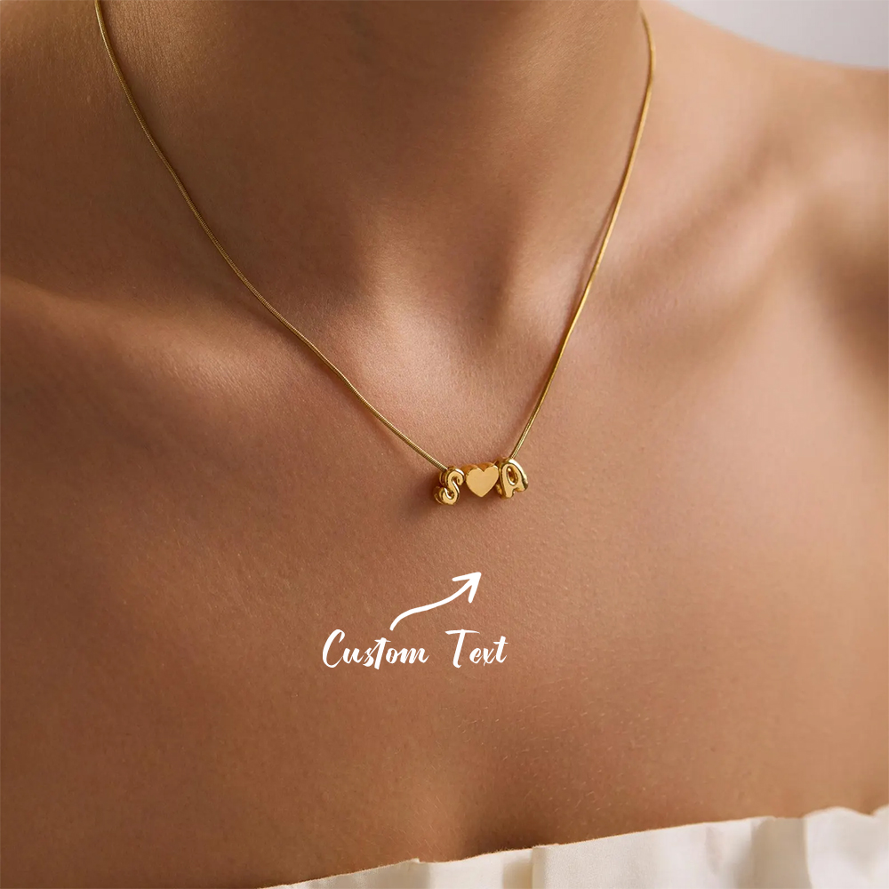 Custom Two Initial Name 3d Bub - đánh giá và giá Name Necklace Custom