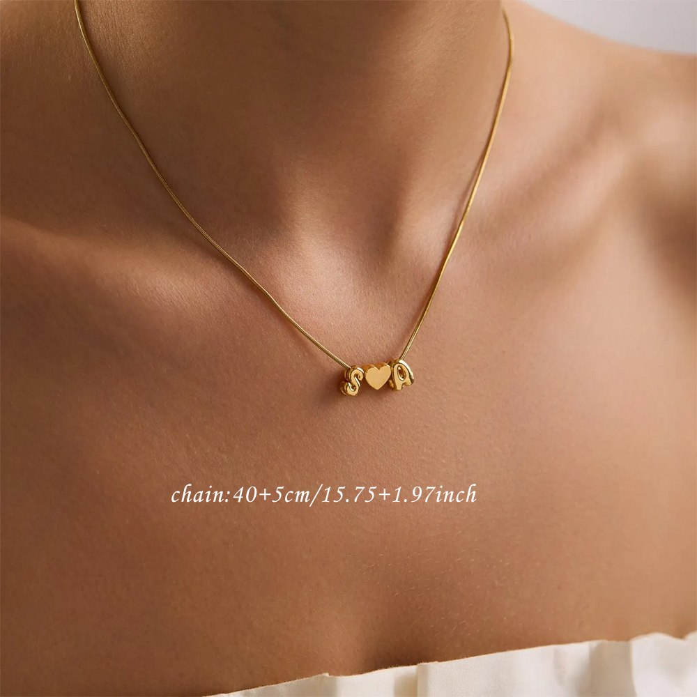 Custom Two Initial Name 3d Bub - đánh giá và giá Name Necklace Custom