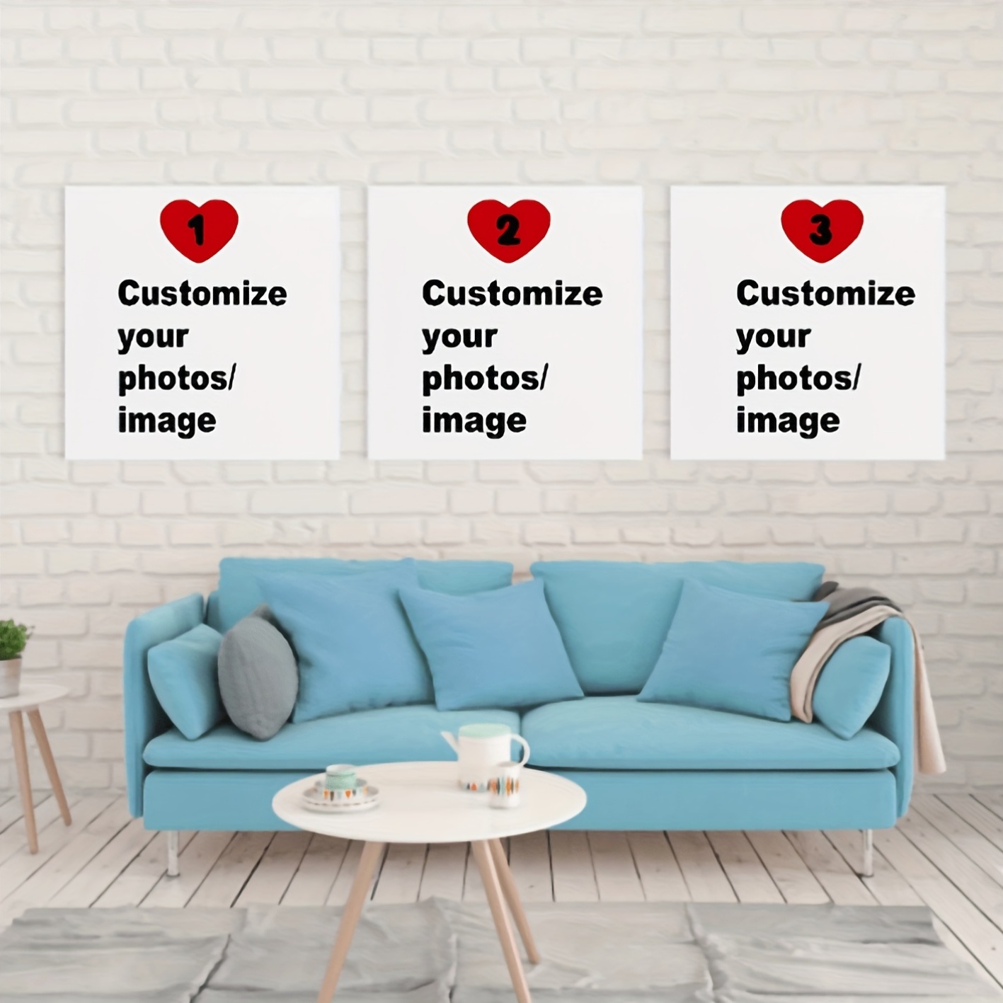 3pcs/set Custom Square Canvas  - đánh giá và giá Pet Portrait Custom