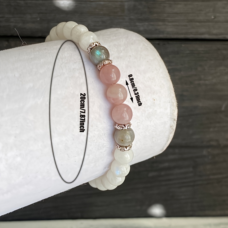 1pc/Moonstone, Labradorite and - đánh giá và giá Coordinates Bracelet