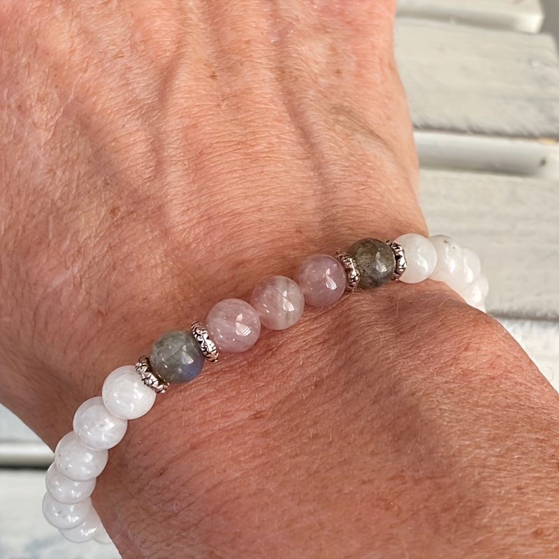 1pc/Moonstone, Labradorite and - đánh giá và giá Coordinates Bracelet